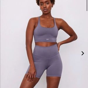 SET Active biker short and boxer sports bra